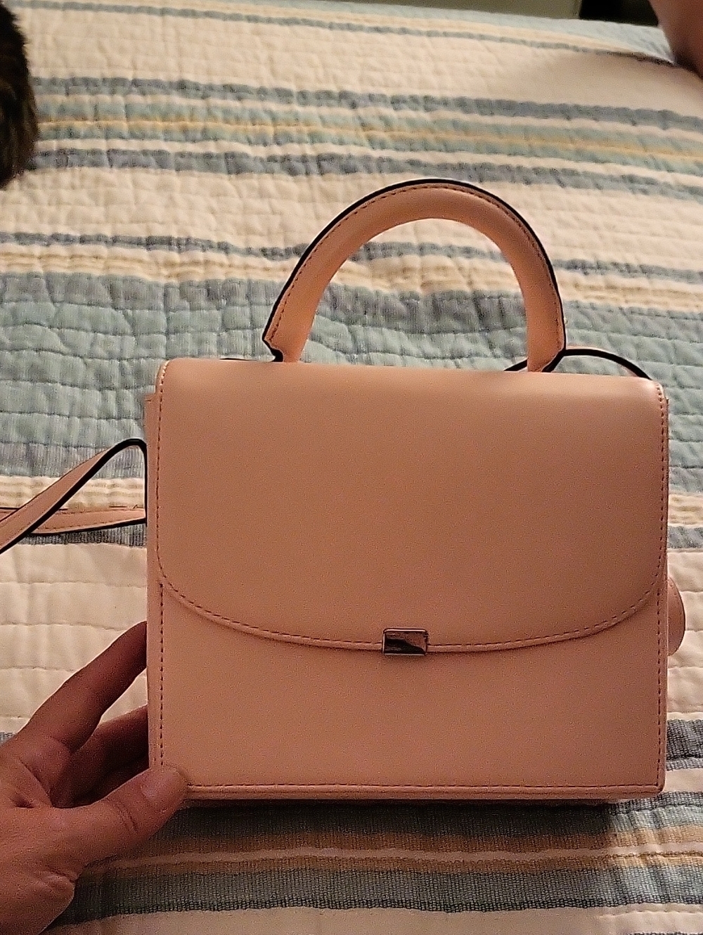 A New Day- Women's Pink Top-Handle Crossbody Bag